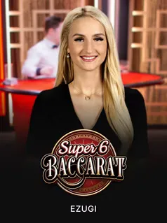 Super Baccarat 6 jutalékmentes élő baccarat asztal a Bison Casinóban